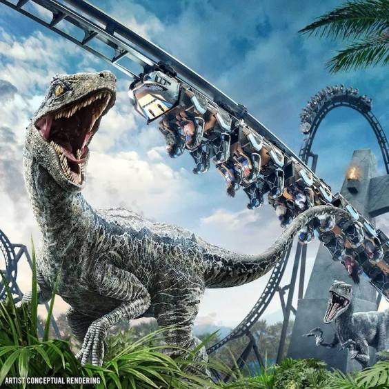 ユニバーサル・オーランドの新アトラクション「Jurassic World VelociCoaster」